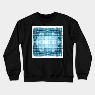 Indigo Blue Grid Crewneck Sweatshirt